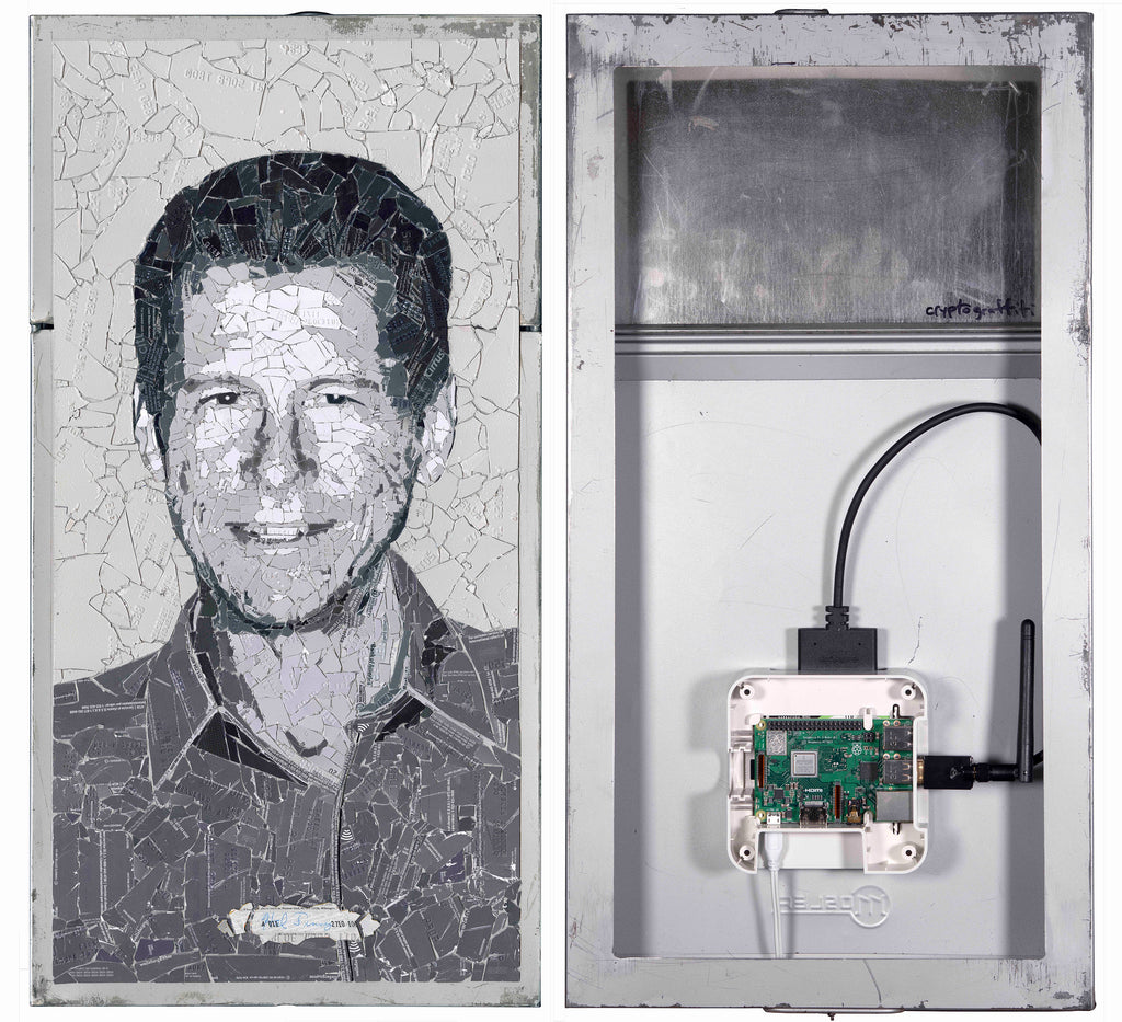 Running bitcoin – cryptograffiti